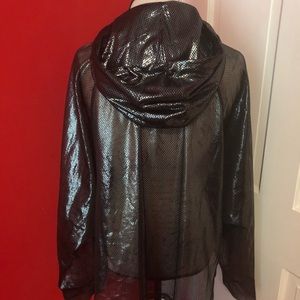 Forever 21 Mesh Shirt w/ Hoodie